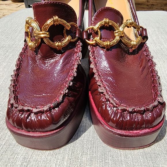 Circus NY by Sam Edelman Burgundy Susie Loafer - Size 8 - Picture 6 of 12